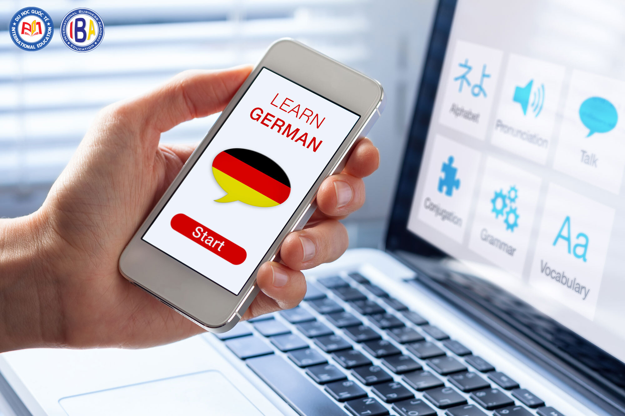 Ngày càng nhiều các app, web học tiếng Đức 