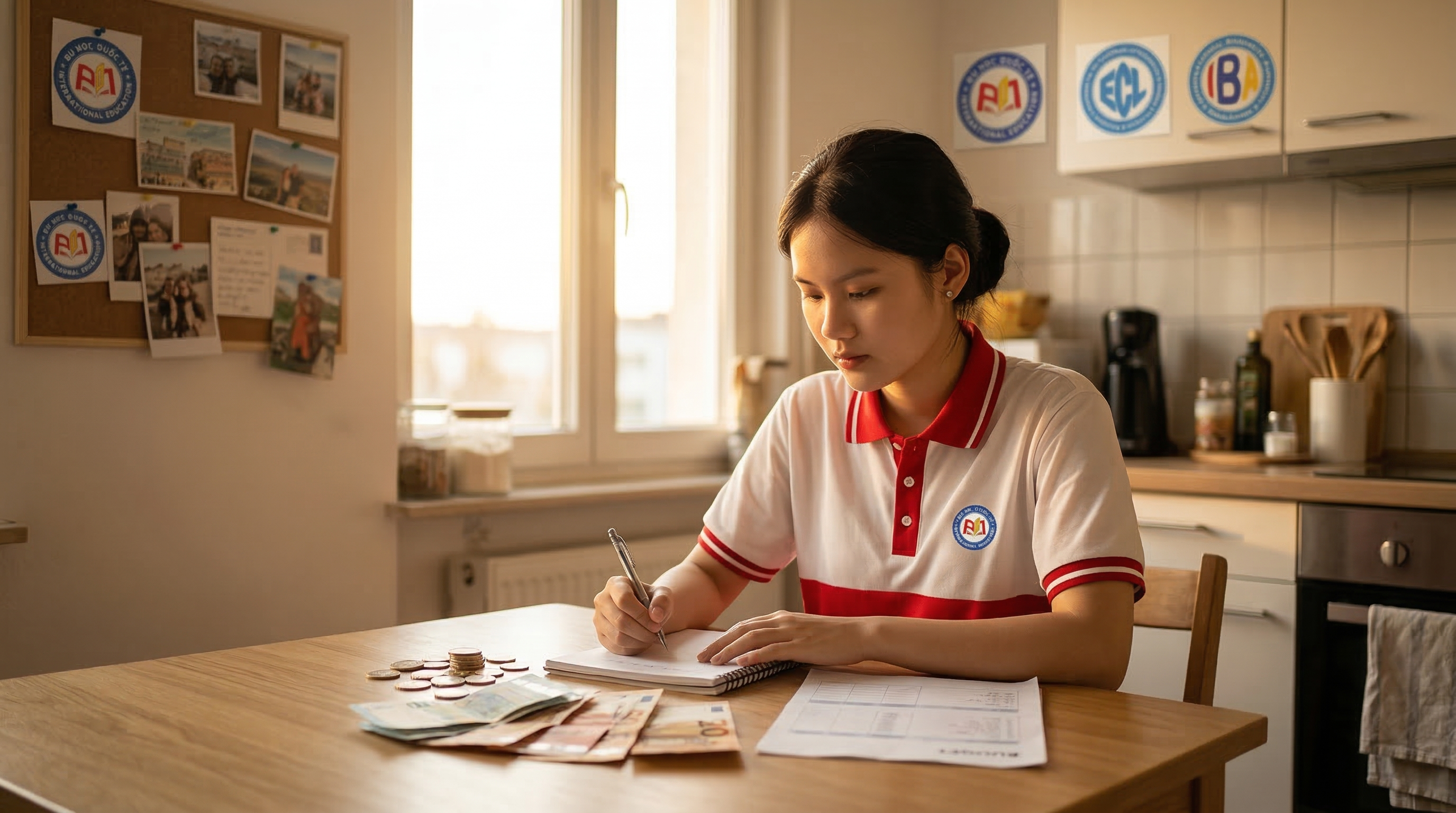 Dự Toán Các Khoản Phí Sinh Hoạt Ban Đầu Tại Châu Âu