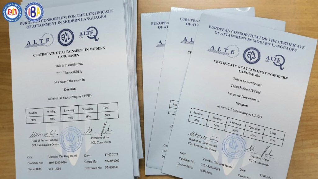 Cấu trúc bài thi ECL chuẩn quốc tế