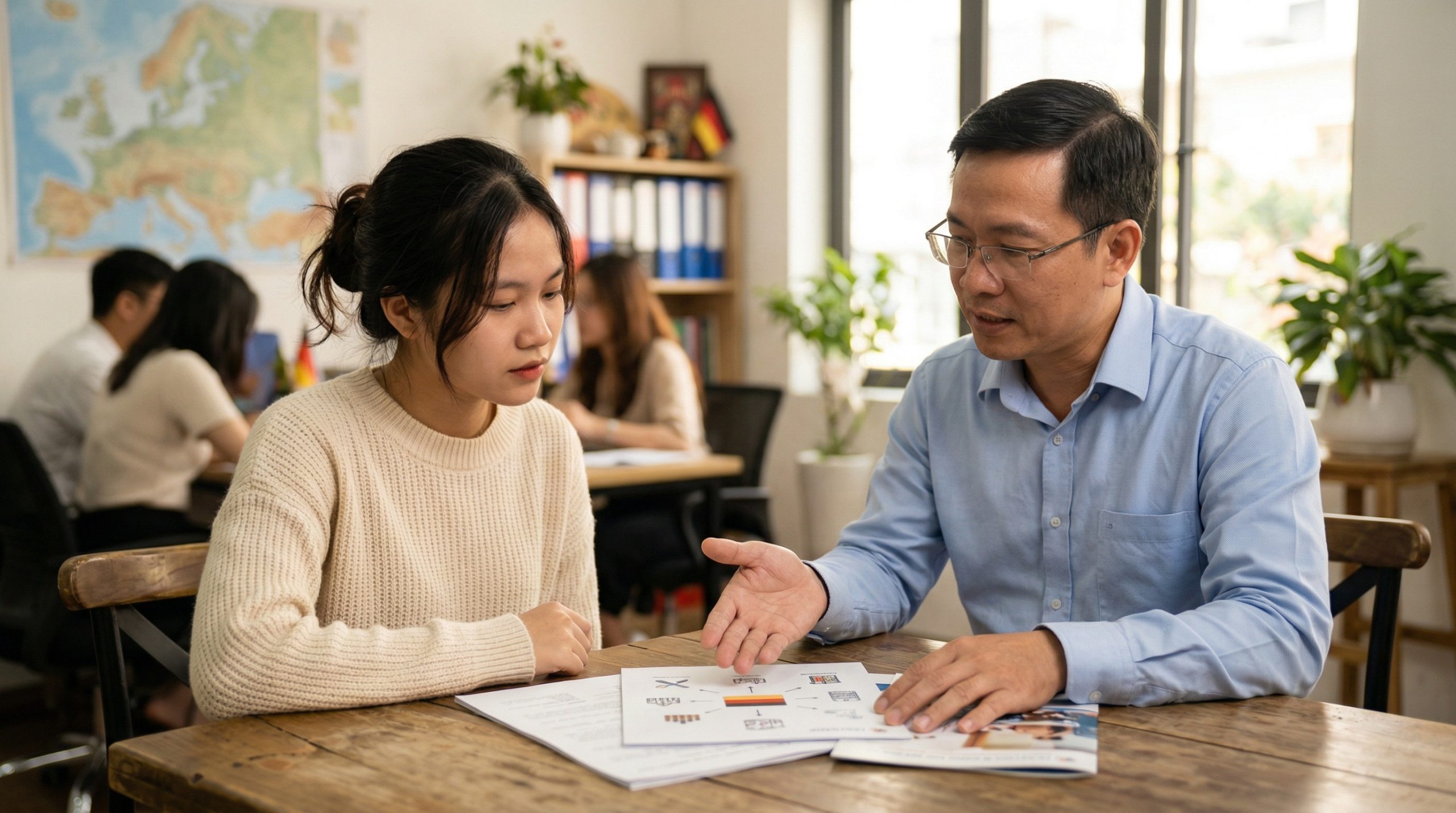 Detaillierter Weg zur Berufsausbildung in Deutschland von Experten der PDT Education