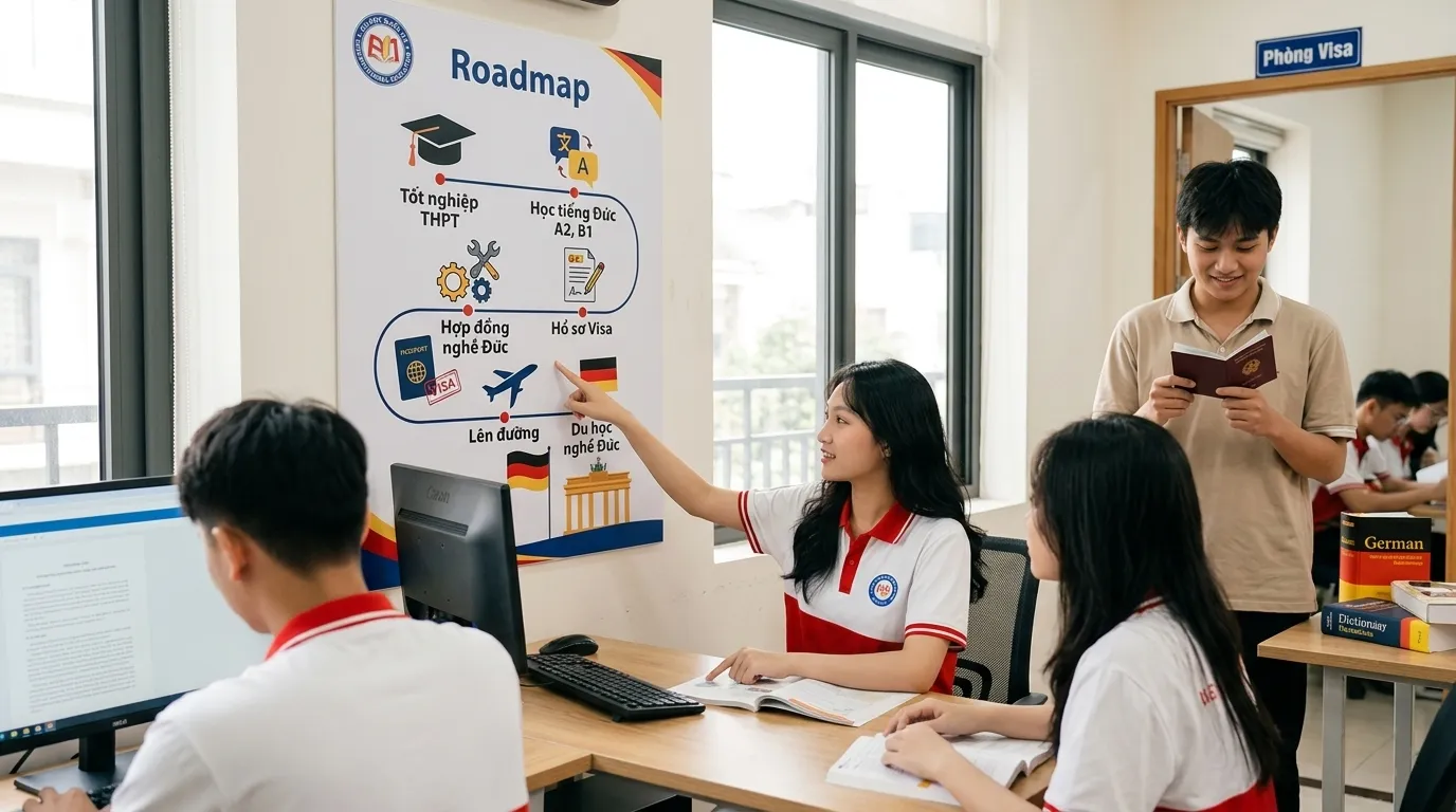 Lộ trình học nghề và du học nghề Đức từ sau tốt nghiệp THPT