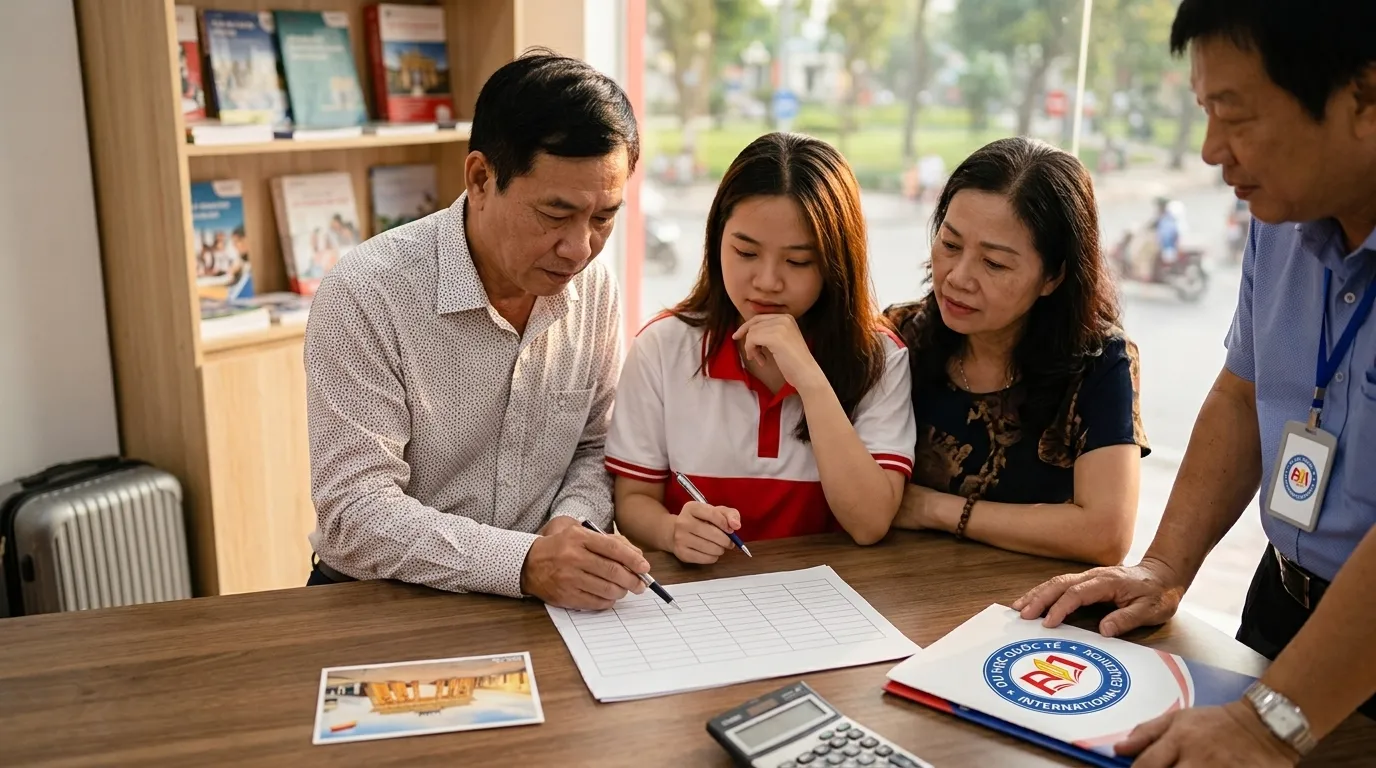 Bảng quyết định chi phí du học châu Âu cho gia đình Việt Nam