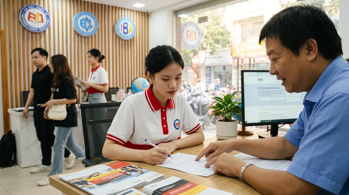 Which German language exam center should you register for the TELC B1 exam at? Which German language exam center should you register for the TELC B1 exam at?