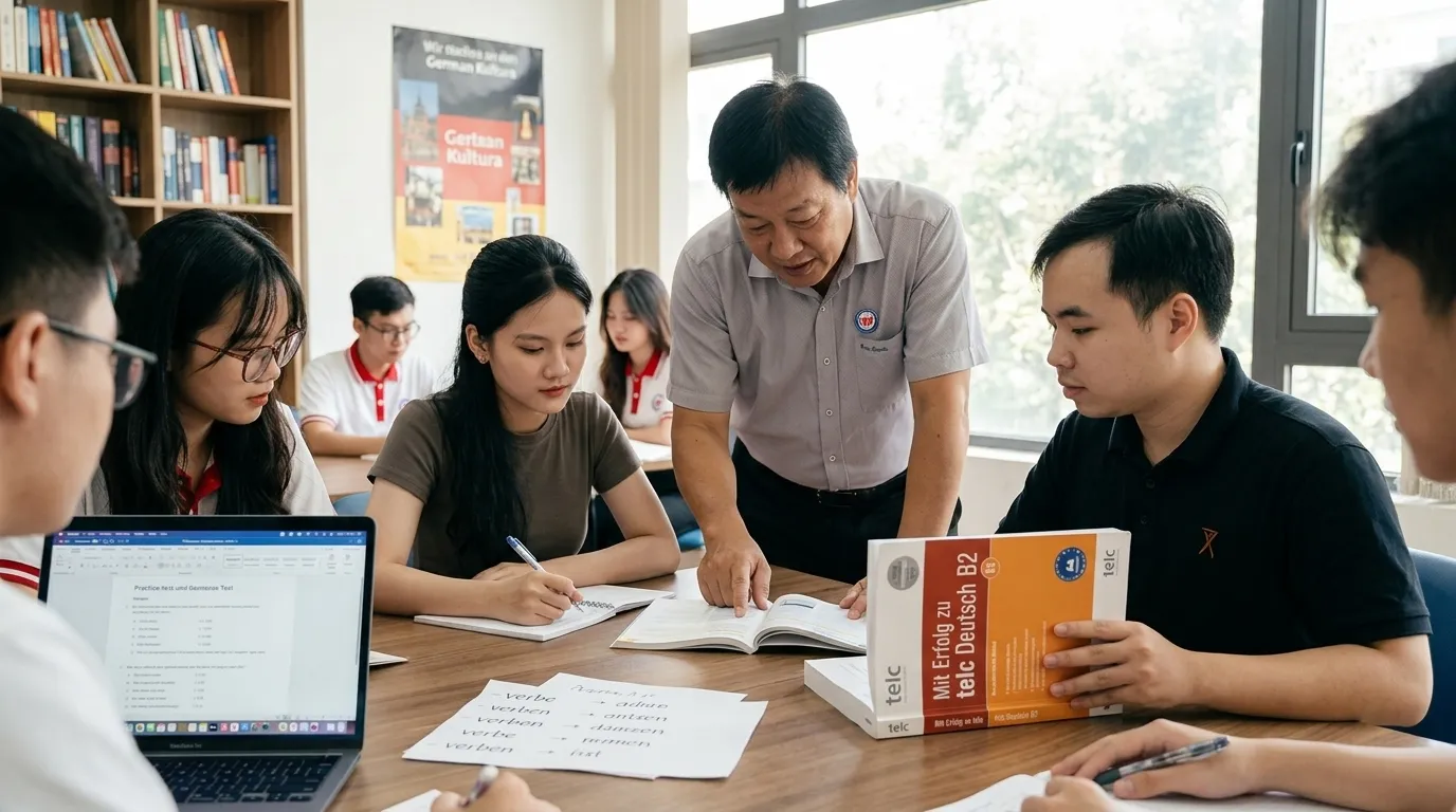 Du học đại học Đức và yêu cầu tiếng Đức: TELC là gì, B2 cần học ra sao?