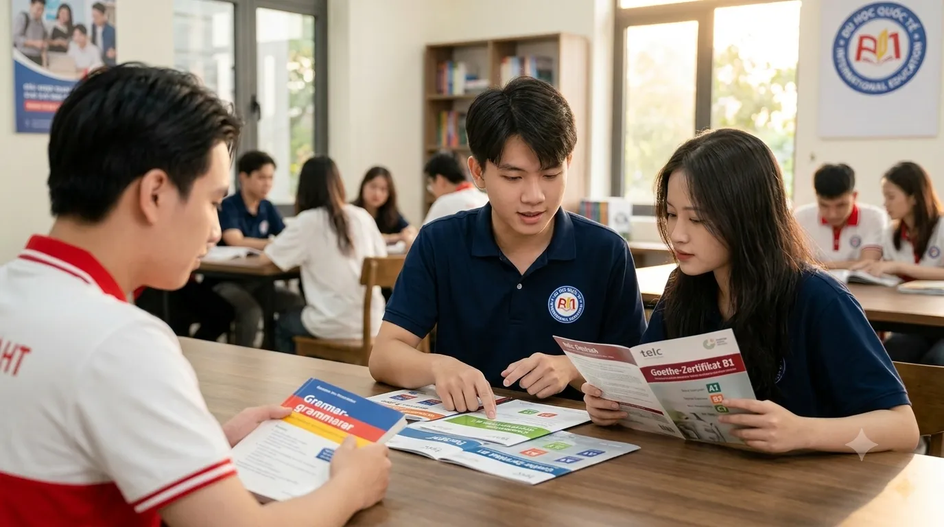 Kỳ thi tiếng Đức phổ biến và cách chọn đúng chứng chỉ tiếng Đức