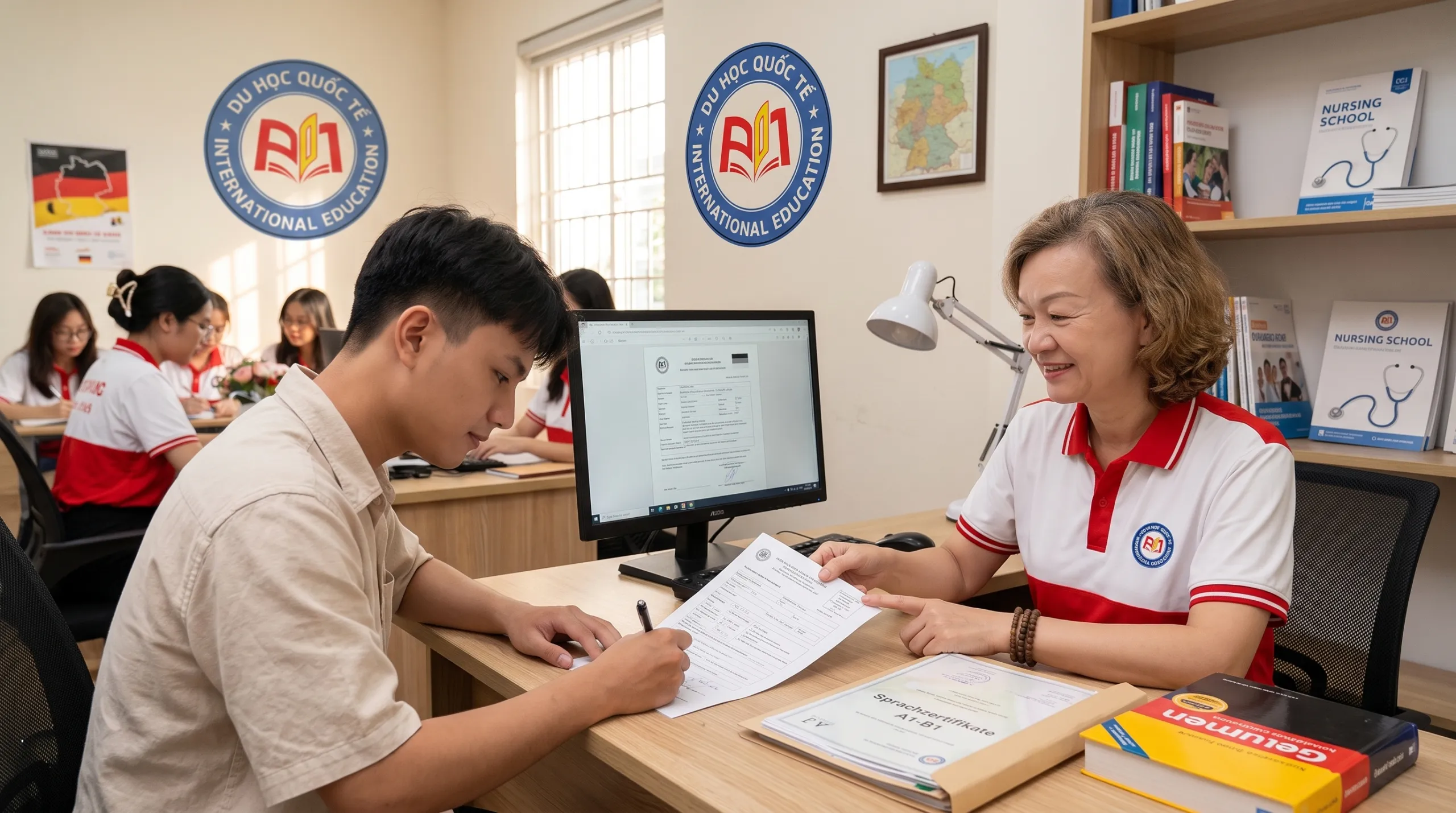 Lộ trình du học nghề điều dưỡng Đức từ A1 đến visa Lộ trình du học nghề điều dưỡng Đức từ A1 đến visa