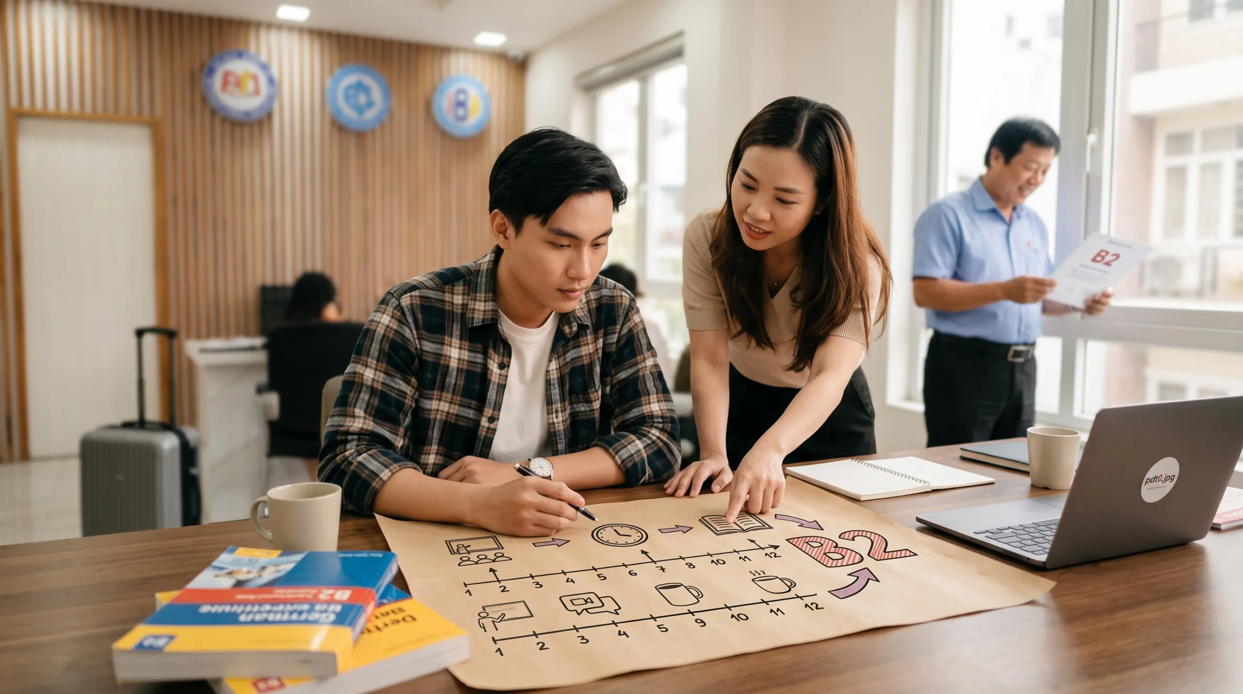 Lộ trình học tiếng Đức B2: thời gian, phương pháp và đầu ra Lộ trình học tiếng Đức B2: thời gian, phương pháp và đầu ra