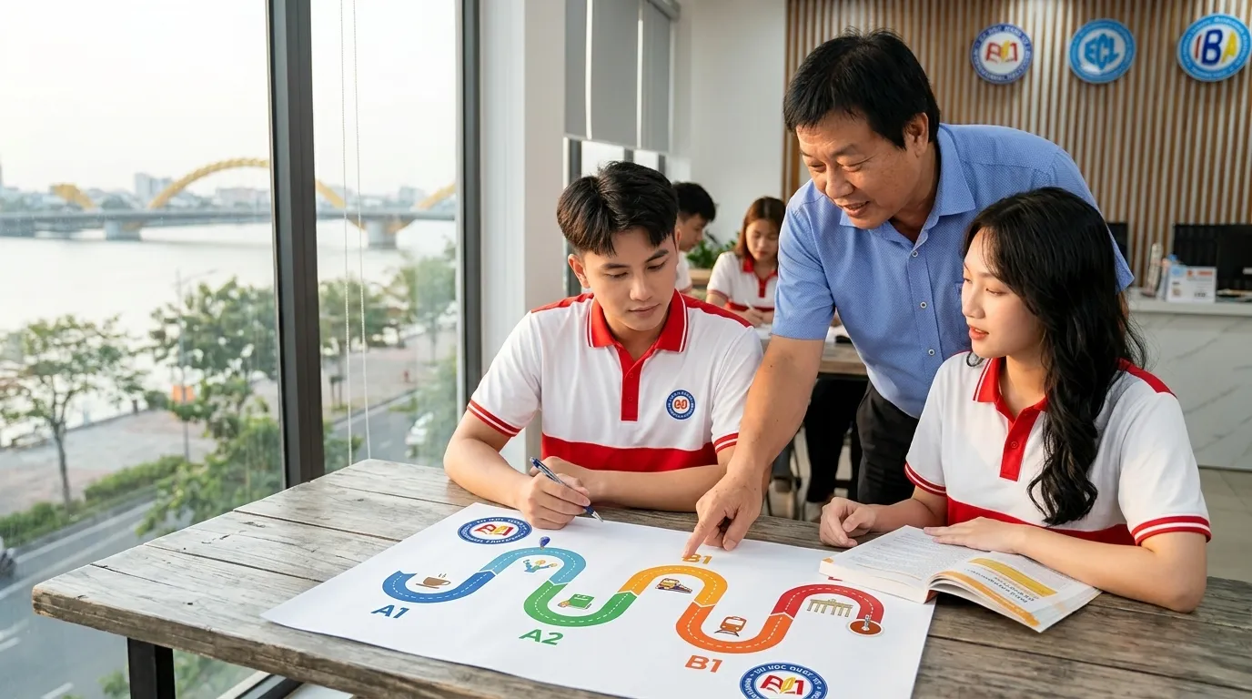 Lộ trình học tiếng Đức tại Đà Nẵng từ A1 đến B2 nên thiết kế thế nào?