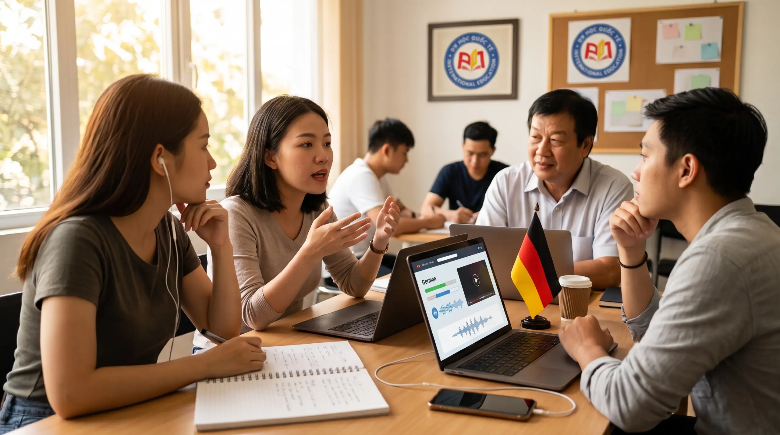 German listening practice combined with speaking and pronunciation practice German listening practice combined with speaking and pronunciation practice