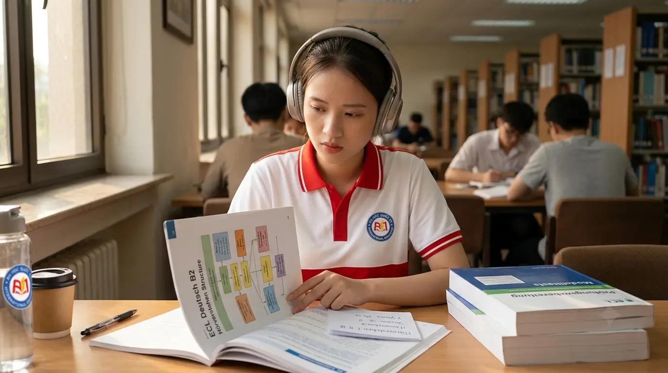 German listening practice: grasp the ECL structure before practicing tests German listening practice