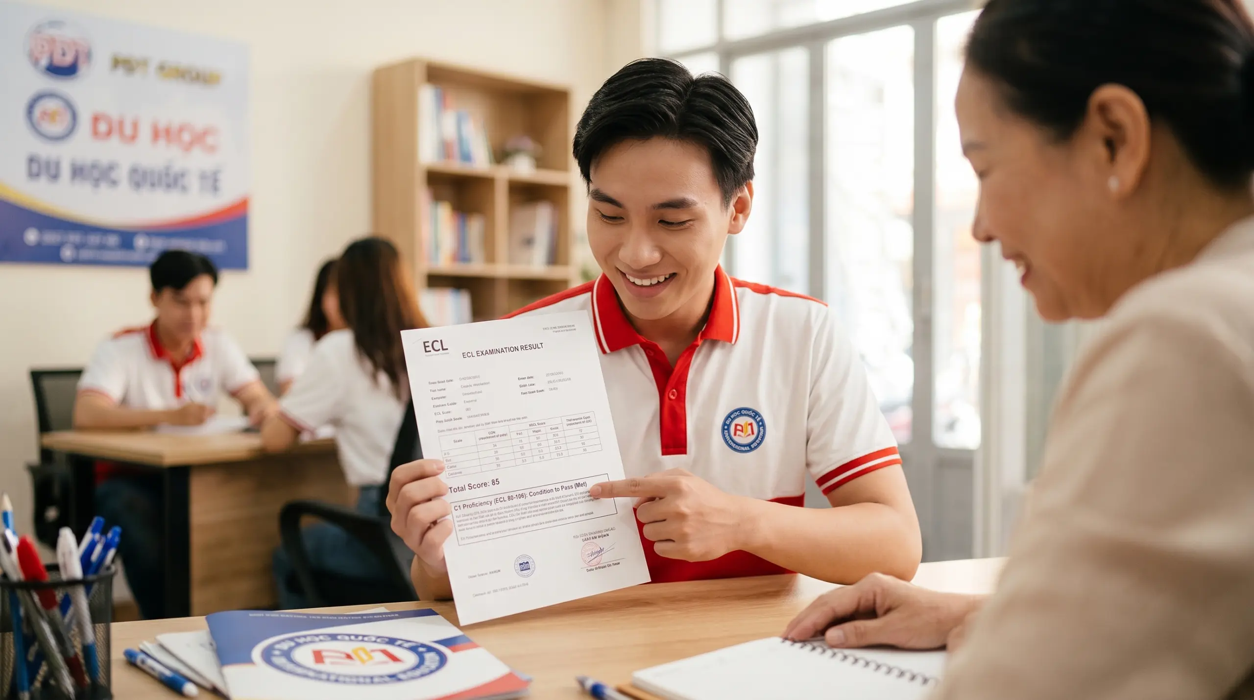 Thang điểm thi ECL và điều kiện đạt