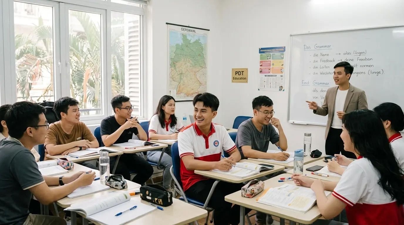 Địa Điểm Thi Tiếng Đức Tphcm - German Language Training And Preparation For Studying In Germany - PDT Education