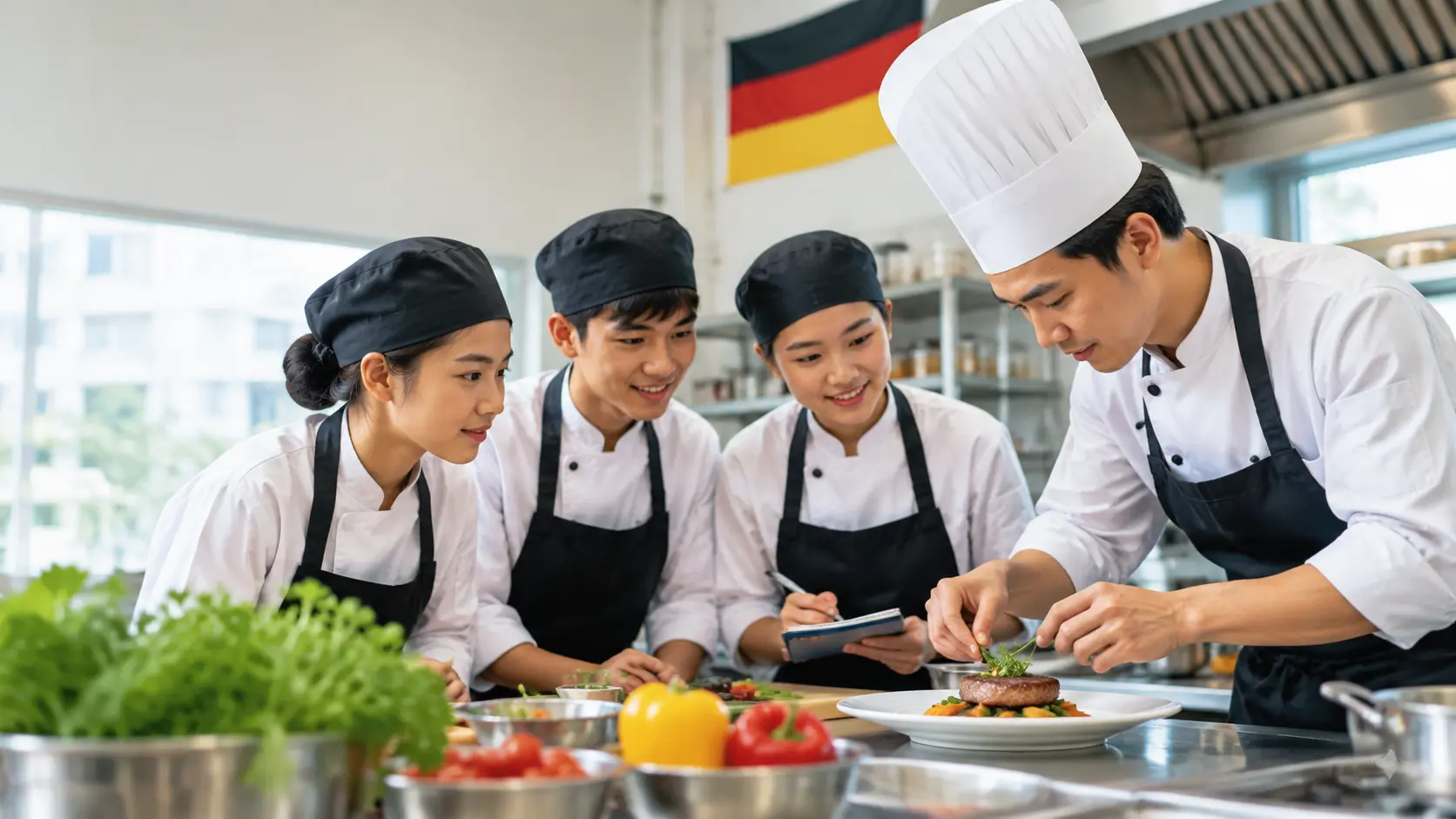 Du Học Nghề Đức Ngành Đầu Bếp: Lương Và Cơ Hội Định Cư (2026) 8 Lương Đầu Bếp Tại Đức Sau Tốt Nghiệp, Cơ Hội Việc Làm Và Thăng Tiến - PDT Education